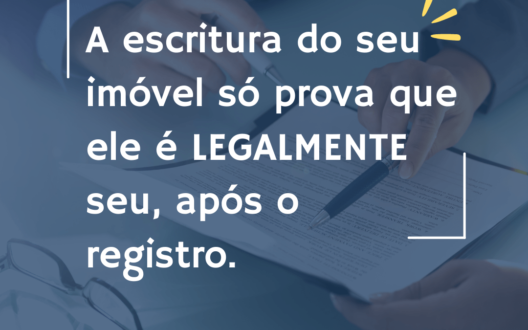 Só quem registra é o dono!